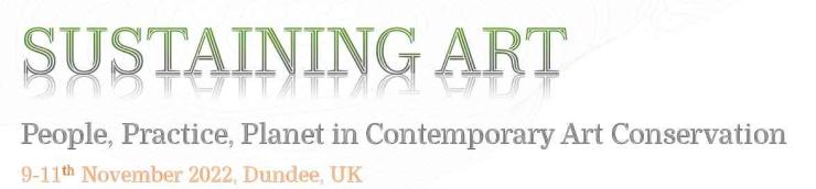 Sustaining Art conference header