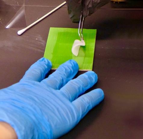 Nanogel cleaning process