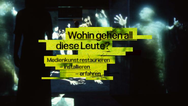 Studio Azzurro: Dove va tutta ’sta gente? Interactive environment, Dortmund, 2000. (Image: Studio Azzurro; Exhibition Museum am Ostwall 2025)