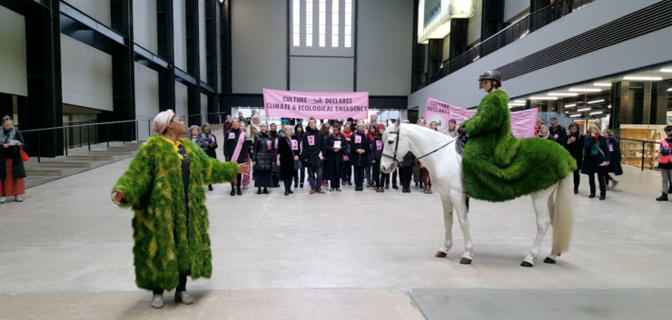 Culture Declares Emergency launch in Tate Modern's Turbine Hall