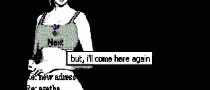 screen shot Agatha Appears O. Lialina screen shot Agatha Appears O. Lialina